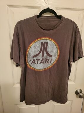 Atari Logo Short-Sleeve Tee in Brown